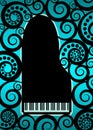 Grand piano background