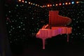 Grand piano at concert stage Royalty Free Stock Photo