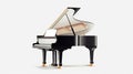 Grand Piano Flat Vector Illustration With Realistic Detailing Royalty Free Stock Photo