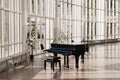 Grand piano in the hall