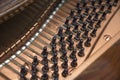 Grand Piano Interior Royalty Free Stock Photo