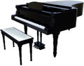 Grand Piano Musical Instrument Isolated