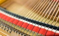 Grand piano strings Royalty Free Stock Photo