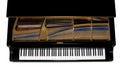 Grand Piano Viewed from Above - Isolated