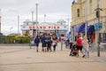 Grand pier at English seaside resort