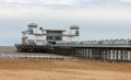 Grand Pier at Weston-Super-Mare, Somerset, England Royalty Free Stock Photo