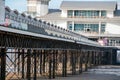 Grand pier Weston Super Mare. The structure of the pier supporting the main promenade Royalty Free Stock Photo