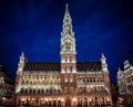 The Grand Place in the early morning, Belgium Royalty Free Stock Photo