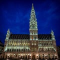 The Grand Place in the early morning Royalty Free Stock Photo