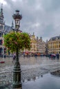 Grand Place with the House of Dukes of Brabant, one part of King