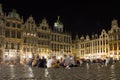 Grand Place at night. Brussels. Belgium Royalty Free Stock Photo