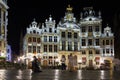 Grand Place at night. Brussels. Belgium Royalty Free Stock Photo