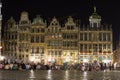 Grand Place at night. Brussels. Belgium Royalty Free Stock Photo