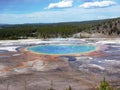 Grand Prismatic Hot Spring Royalty Free Stock Photo