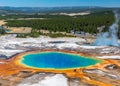 Grand Prismatic Hot Spring Yellowstone National Park Royalty Free Stock Photo