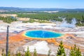 Grand Prismatic Hot Spring Yellowstone National Park Royalty Free Stock Photo