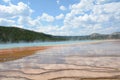 Grand Prismatic spring in Yellowstone National Park Royalty Free Stock Photo