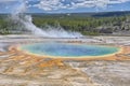 Grand Prismatic Spring, Yellowstone National Park Royalty Free Stock Photo