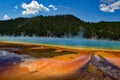 Grand Prismatic Spring - Yellowstone National Park - Wyoming USA Royalty Free Stock Photo