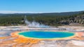 Grand Prismatic Spring, Yellowstone National Park, Wyoming Royalty Free Stock Photo