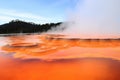 Grand Prismatic Spring in Yellowstone National Park, Wyoming, USA, Water boiling in Champagne Pool - Wai-O-Tapu, New Zealand, AI