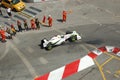 Grand Prix Monaco 2009, Brawn of Jenson Button Royalty Free Stock Photo