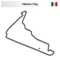 Grand prix race track for motorsport and autosport