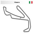 Grand prix race track for motorsport and autosport Royalty Free Stock Photo