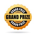 Grand prize gold medal Royalty Free Stock Photo
