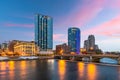 Grand Rapids, Michigan, USA Downtown Skyline Royalty Free Stock Photo