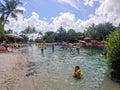 The Grand Reef snorkeling area at Discovery Cove in Orlando, Florida