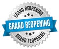 Grand reopening badge Royalty Free Stock Photo