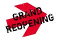 Grand reopening stamp Royalty Free Stock Photo