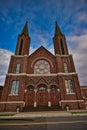 St James Catholic Church of the Resurrection in Wausau WI Entry detail Royalty Free Stock Photo