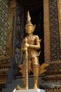 The grand royal palace and Temple of the Emerald Buddha in Bangkok Royalty Free Stock Photo