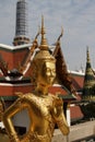 The grand royal palace and Temple of the Emerald Buddha in Bangkok Royalty Free Stock Photo