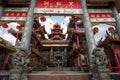 A grand scenic traditional colourful chinese Black Dragon Cave temple in Yong Peng; Johor, Malaysia