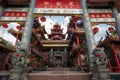 A grand scenic traditional colourful chinese Black Dragon Cave temple in Yong Peng;  Johor, Malaysia Royalty Free Stock Photo