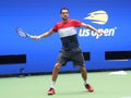 Grand Slam Champion Marin Cilic of Croatia practices for 2019 US Open at Billie Jean King National Tennis Center in New York