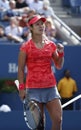 Grand Slam champion Na Li during quarterfinal match at US Open 2013 against Ekaterina Makarova