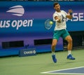 Grand Slam Champion Novak Djokovic of Serbia during practice at the 2023 US Open at Billie Jean King National Tennis Center