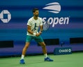 Grand Slam Champion Novak Djokovic of Serbia during practice at the 2023 US Open at Billie Jean King National Tennis Center