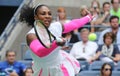 Grand Slam champion Serena Williams of United States in action during her round four match at US Open 2016