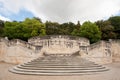 Grand Stairs in Park in Classical Roman style