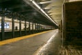 Grand Street Station, Brooklyn, New York, United States of America. Long exposure at Subway