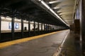 Grand Street Station, Brooklyn, New York, United States of America. Long exposure at Subway