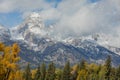 Grand Teton Autumn Landscaep Royalty Free Stock Photo