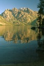 Grand Teton and Jenny Lake Royalty Free Stock Photo