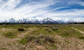 Grand Teton Mountain Range in Jackson Hole, Wyoming, USA Royalty Free Stock Photo