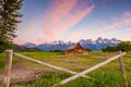 Grand Teton Mountains, Wyoming. Royalty Free Stock Photo